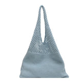 High Woman Knitted Bag French Shoulder Bags Large Capacity Female Tote Bag