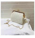 Shoulder Bag Women All-match Woven Shell Bags Lager Capacity Chains Handbag