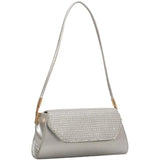 Diamonds Shoulder Bag for Women All-match Underarm Bags Texture Pu Leather