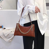 Vintage Chain Tote Shoulder Bag Women's Handbag