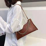 Vintage Chain Tote Shoulder Bag Women's Handbag