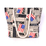Women's Canvas Shoulder Bag Handbag Beach Shopping Travel Large Bag