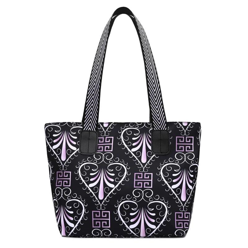 Waterproof Nylon Tote Bag Ladies Messenger Shoulder Handbag