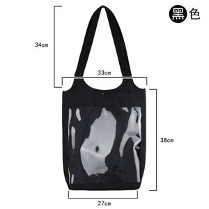 Clear Ita Bag Large Capacity Japanese Transparent Handbag for Women