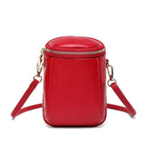 Mini Bucket Purses And Handbags Women'S Leather Casual Lady Shoulder Messenger B