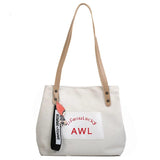 Canvas Tote Bag Girl School Messenger bag Big Capacity Handbag