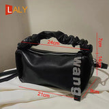 Alexander Shoulder Handbag Diamond PU Leather Messenger Bag