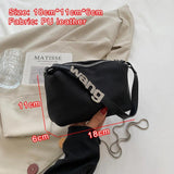 Alexander Shoulder Handbag Diamond PU Leather Messenger Bag