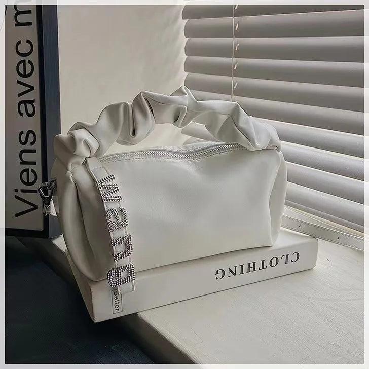 Alexander Shoulder Handbag Diamond PU Leather Messenger Bag