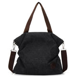 Corduroy Tote Bag Zipper Shopper Large Winter Handbag