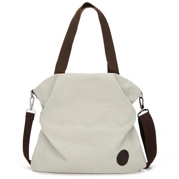 Corduroy Tote Bag Zipper Shopper Large Winter Handbag