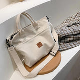 Casual Canvas Tote Bag for Women Shoulder Handbag