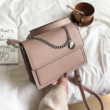 Square Tote Bags Handbags and Purses High PU Leather Shoulder Messenger Bag