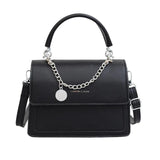 Square Tote Bags Handbags and Purses High PU Leather Shoulder Messenger Bag