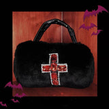 Y2k Plush Crossbody Bag for Women Punk Style