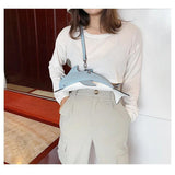 Personality Shark One Shoulder Crossbody Bag