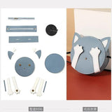 DIY PU Leather Cat Drawstring Handbag Material Set