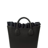 Frill Pleat Waterproof Inner Lining Zipper Pocket for Classic Mini O Bag