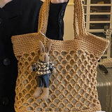 Vintage Shoulder Bag Women Zipper Tote Large Capacity All-match Handbag