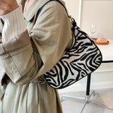Half-Moon Leather Crossbody Shoulder Bag for Women