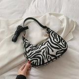 Half-Moon Leather Crossbody Shoulder Bag for Women