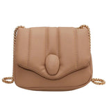Small Chain PU Leather Crossbody Bag for Women Totes Shoulder Bag Lady Handbags