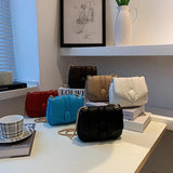 Small Chain PU Leather Crossbody Bag for Women Totes Shoulder Bag Lady Handbags