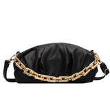 Thick Chain Small PU Leather Crossbody Shoulder Bags For Women
