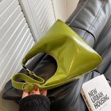 PU Leather Armpit Bag Women Handbags Vintage Shoulder Bags