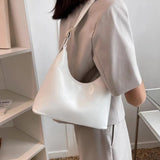 PU Leather Armpit Bag Women Handbags Vintage Shoulder Bags
