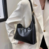 PU Leather Armpit Bag Women Handbags Vintage Shoulder Bags