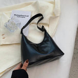 PU Leather Armpit Bag Women Handbags Vintage Shoulder Bags