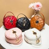 Women's Diamond Lattice Crossbody Handbag