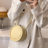 Leather Crossbody Sling Bag for Women Summer Shoulder Handbag