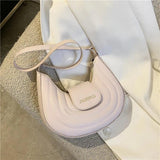 High Half Moon Crossbody Bag Women Handbags Versatile Handbag