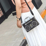 Retro Radio Shape Bag Ladies Handbag Shoulder Bag