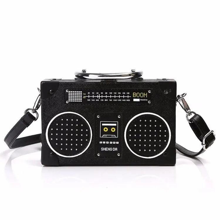 Retro Radio Shape Bag Ladies Handbag Shoulder Bag