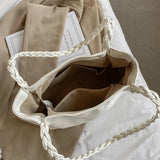 Yellow Shoulder Bag Women Large Zipper Totes Casual Handbags