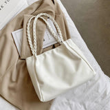 Yellow Shoulder Bag Women Large Zipper Totes Casual Handbags