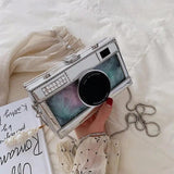 Vintage Camera Shape Clutch Shoulder Bag