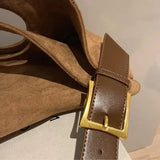 Shoulder Bags Women Large Capacity Wide Strap Autumn All-match Casual Totes