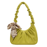 Women's Small PU Leather Underarm Tote Bag