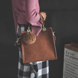Vintage Matte Women's Crossbody Bag Large Capacity Tote Handbags