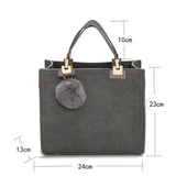 Vintage Matte Women's Crossbody Bag Large Capacity Tote Handbags