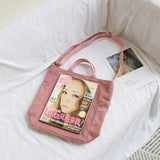 Large Capacity Cloth Handbag Tote Female Crossbody Messenger Bags