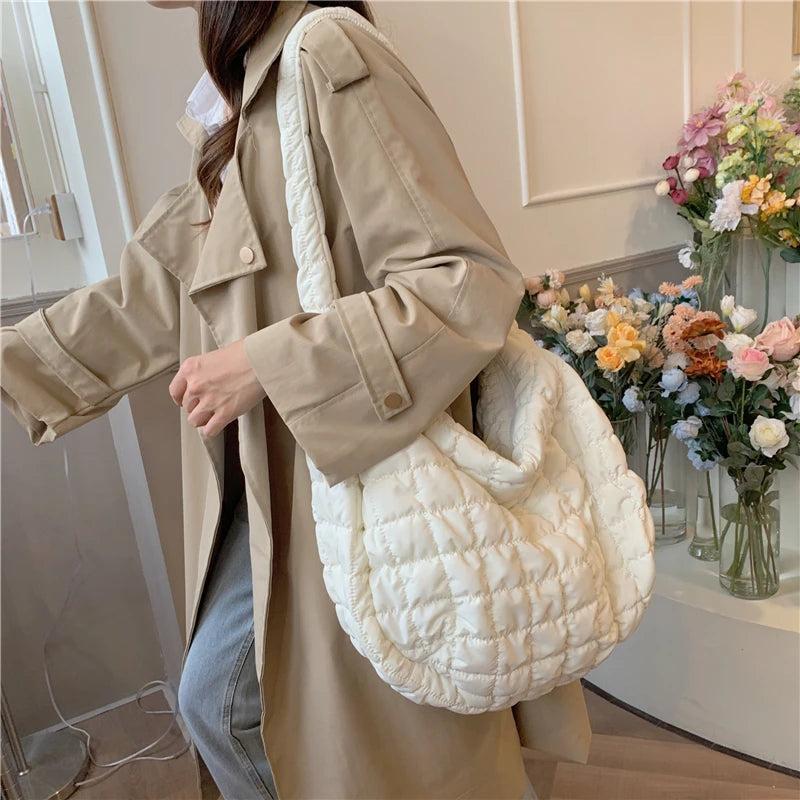 Women's Large Capacity Shoulder Bag Casual Tote Handbag