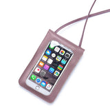 Small Leather Shoulder Crossbody Bag Bee Touch Screen Phone Purse