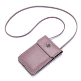 Small Leather Shoulder Crossbody Bag Bee Touch Screen Phone Purse