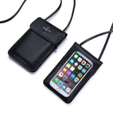 Small Leather Shoulder Crossbody Bag Bee Touch Screen Phone Purse