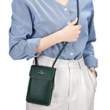 Small Leather Shoulder Crossbody Bag Bee Touch Screen Phone Purse